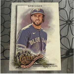 George Springer 2022 Topps Toronto Blue Jays Baseball Card
